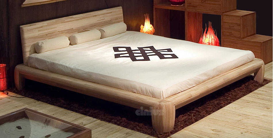  Bett - Maru  / Futonbett / Massivholzbetten / massivholzbetten / Holzbetten / futonbetten / Japanische Bett / Holzbetten Design cinius