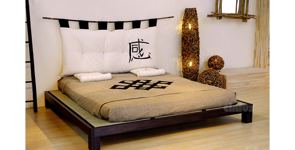  Bett - Tatami-Bed  / Futonbett / Massivholzbetten / massivholzbetten / Holzbetten / futonbetten / Japanische Bett / Holzbetten Design cinius