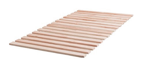 RETI A DOGHE in legno di faggio, con telaio in legno e doga diritta ideale per l'uso con i materassi Futon ed i materassi in lattice. Reti a doghe inclinabili con telaio in legno