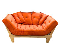 divano letto futon modello sole in faggio