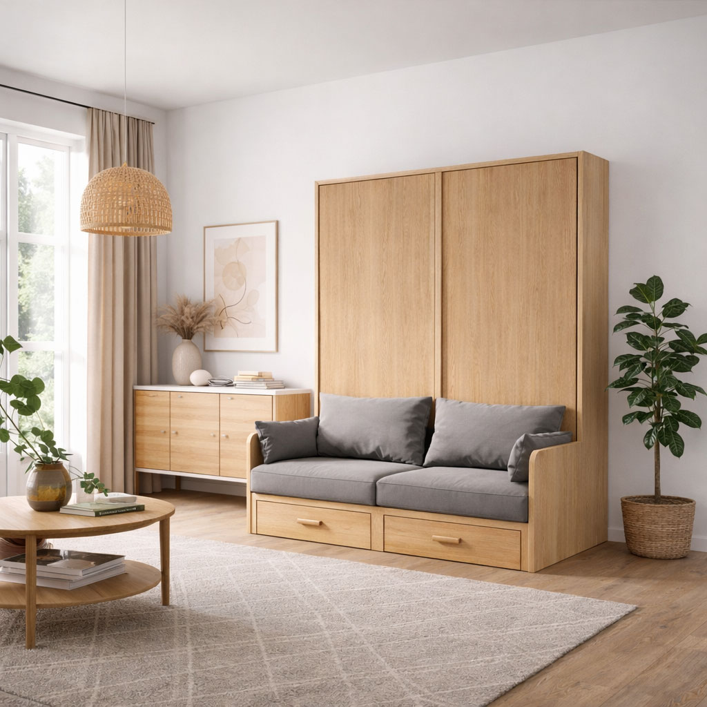 Letto a scomparsa: chiuso