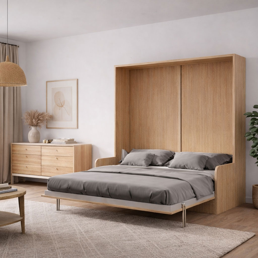 Letto a scomparsa: aperto