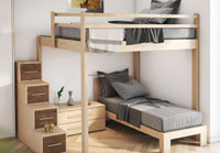 Letto a soppalco Casa Sull'Albero di Cinius