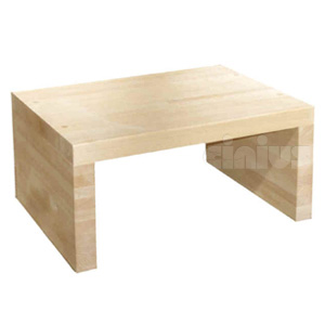 Comodino Isola con cassetto in legno massello