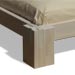 Letto Tokio F di Cinius in legno massello bianco